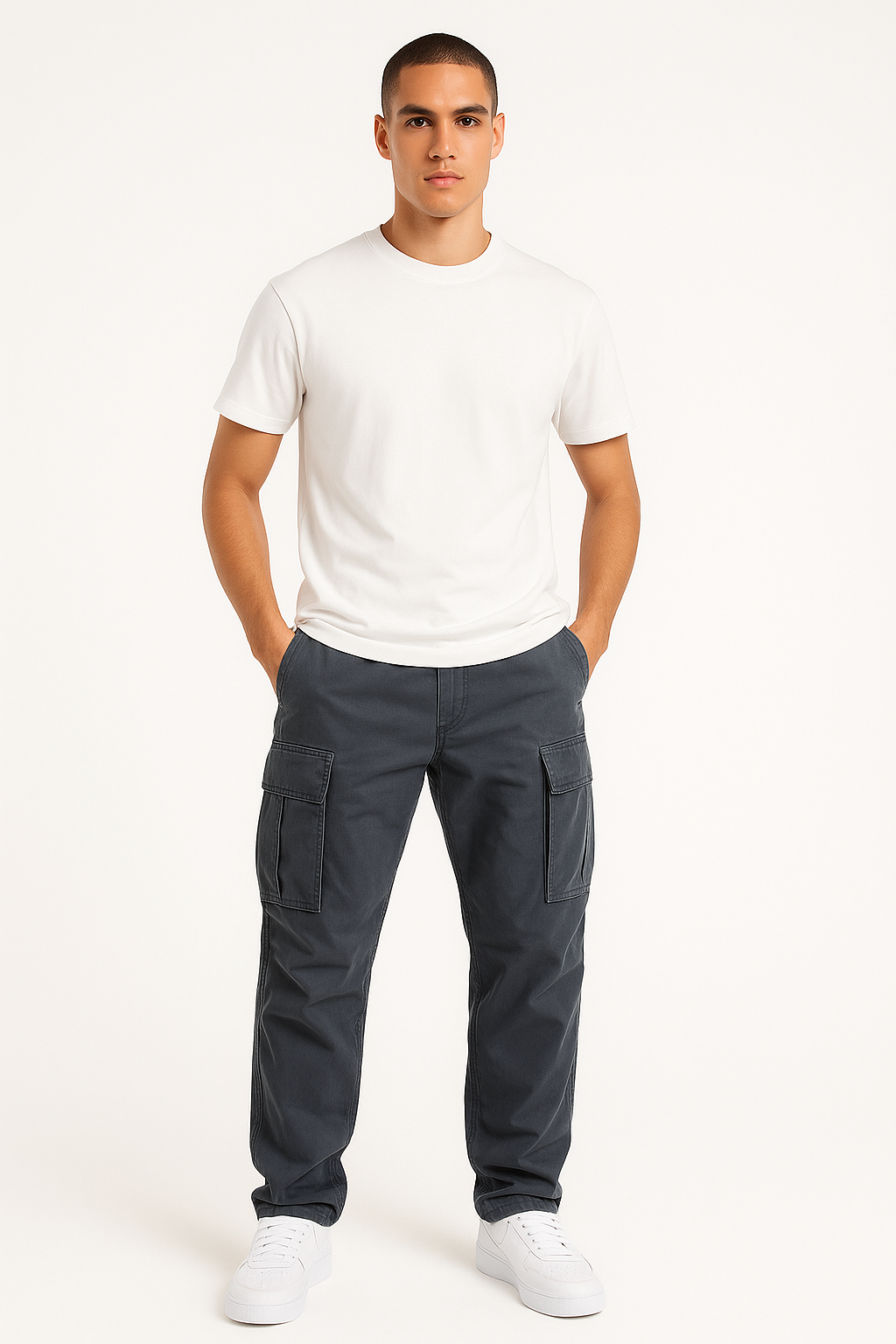 Oversized cargo broek heren comfortabel met zakken – Finn