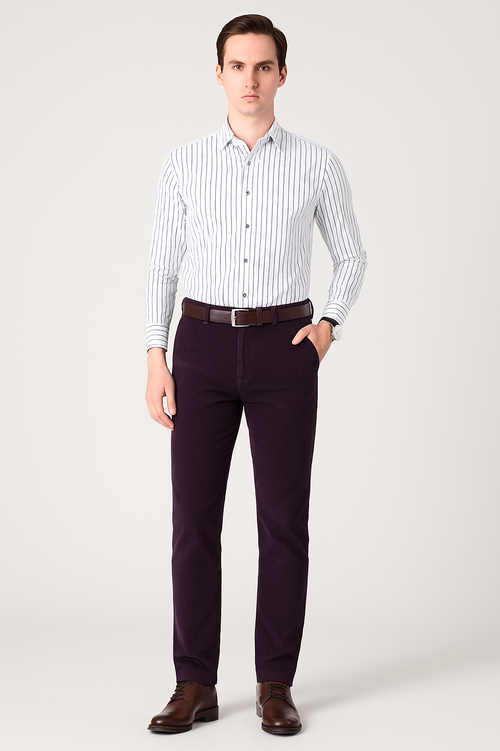 Corduroy herenbroek voor herfststijl en comfort – Adriaan