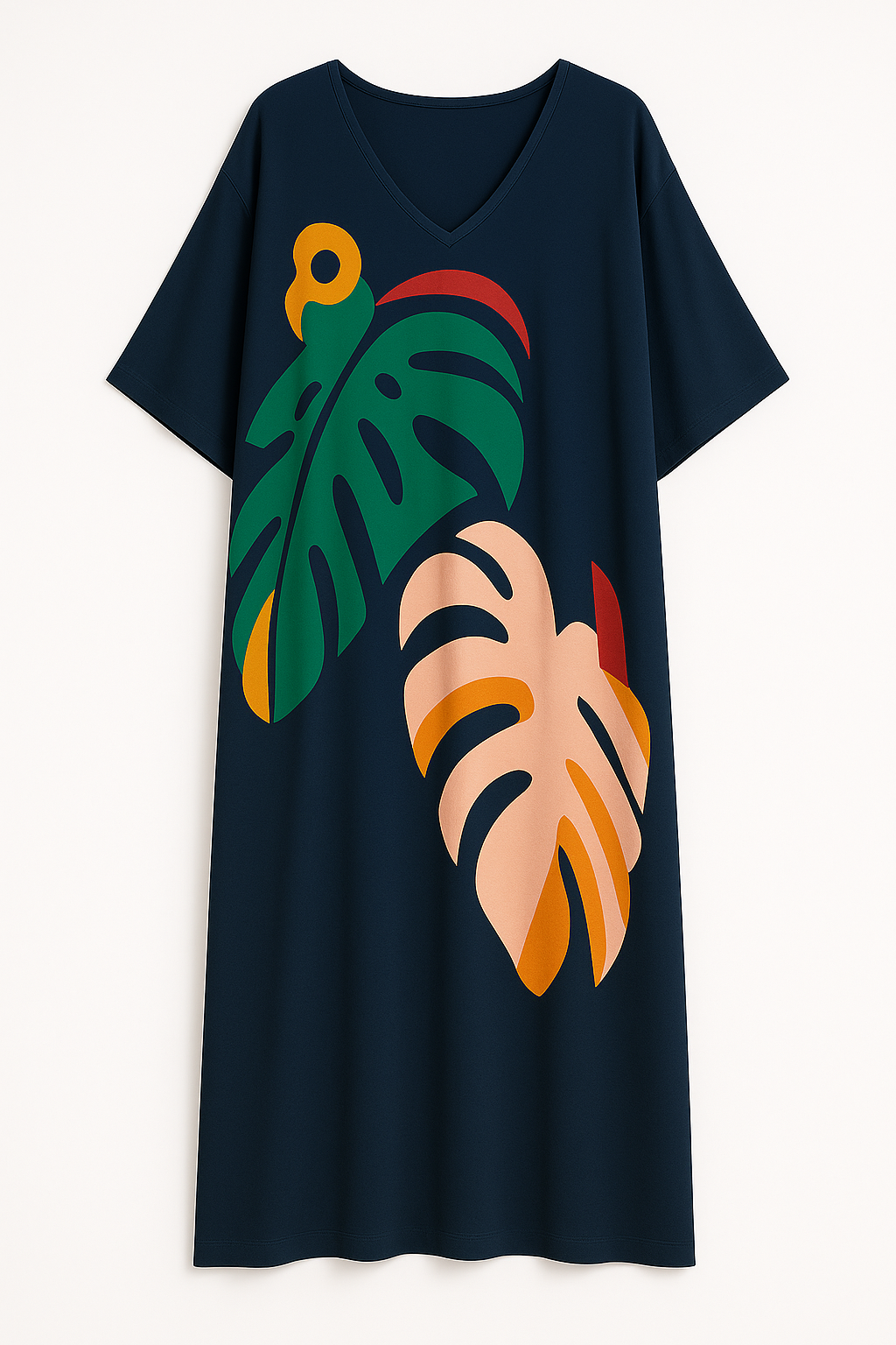 Luchtige, Casual Kaftan met Relaxte Pasvorm – Ornella