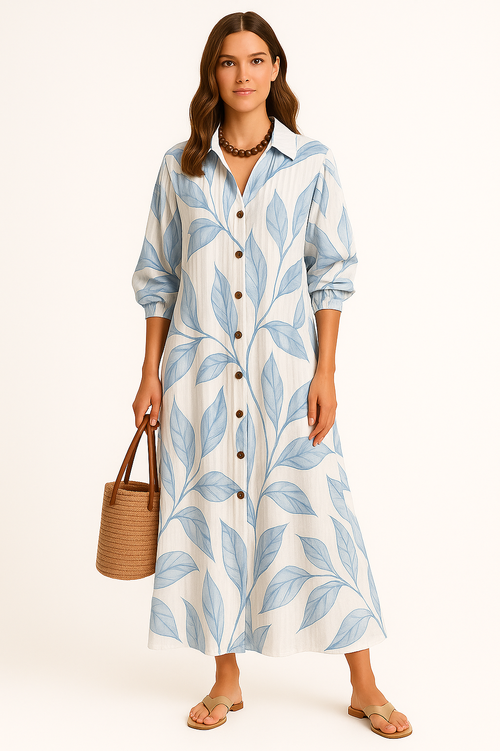 Boho zomerjurk met kant en ruffles – Odessa