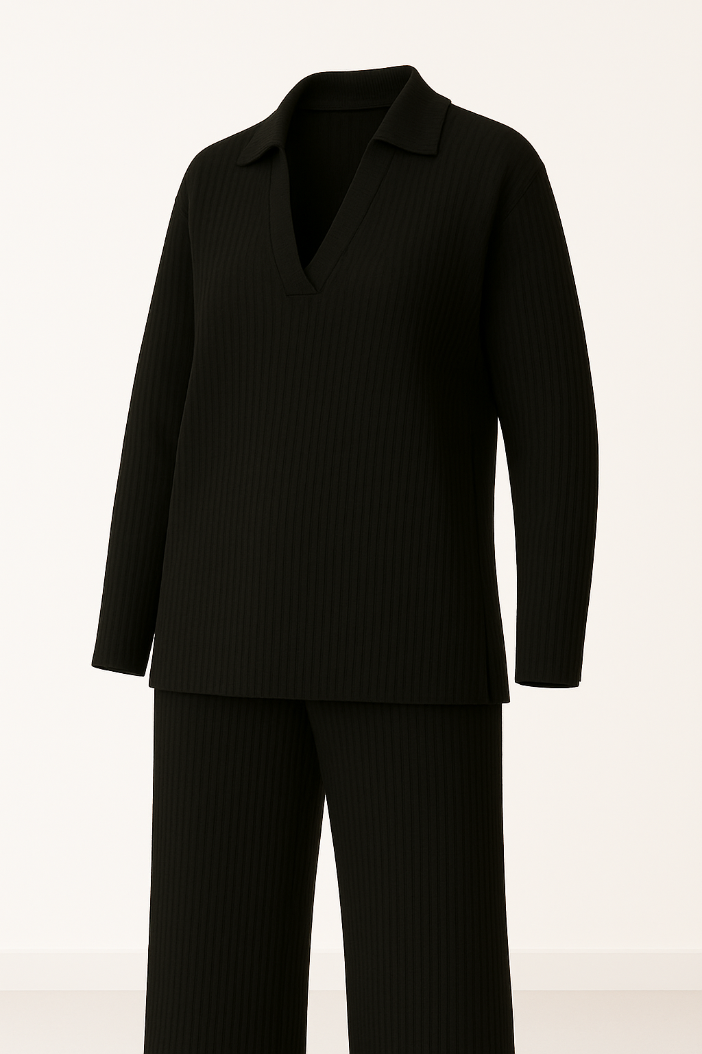Gebreide cozy set voor dames met stijl – Novari
