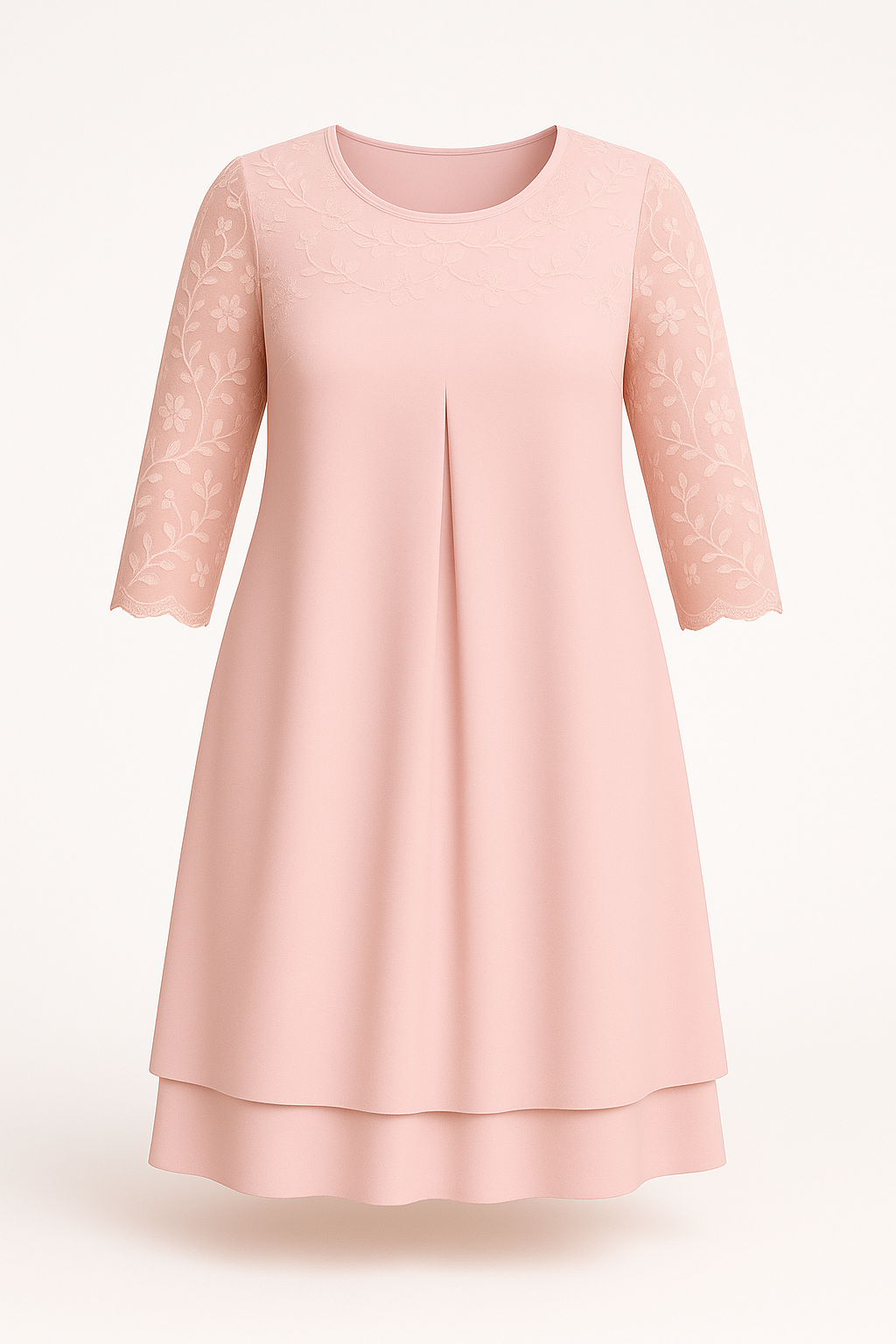 Mouwloze A-lijn zomerjurk met bloemenprint – Alessandra