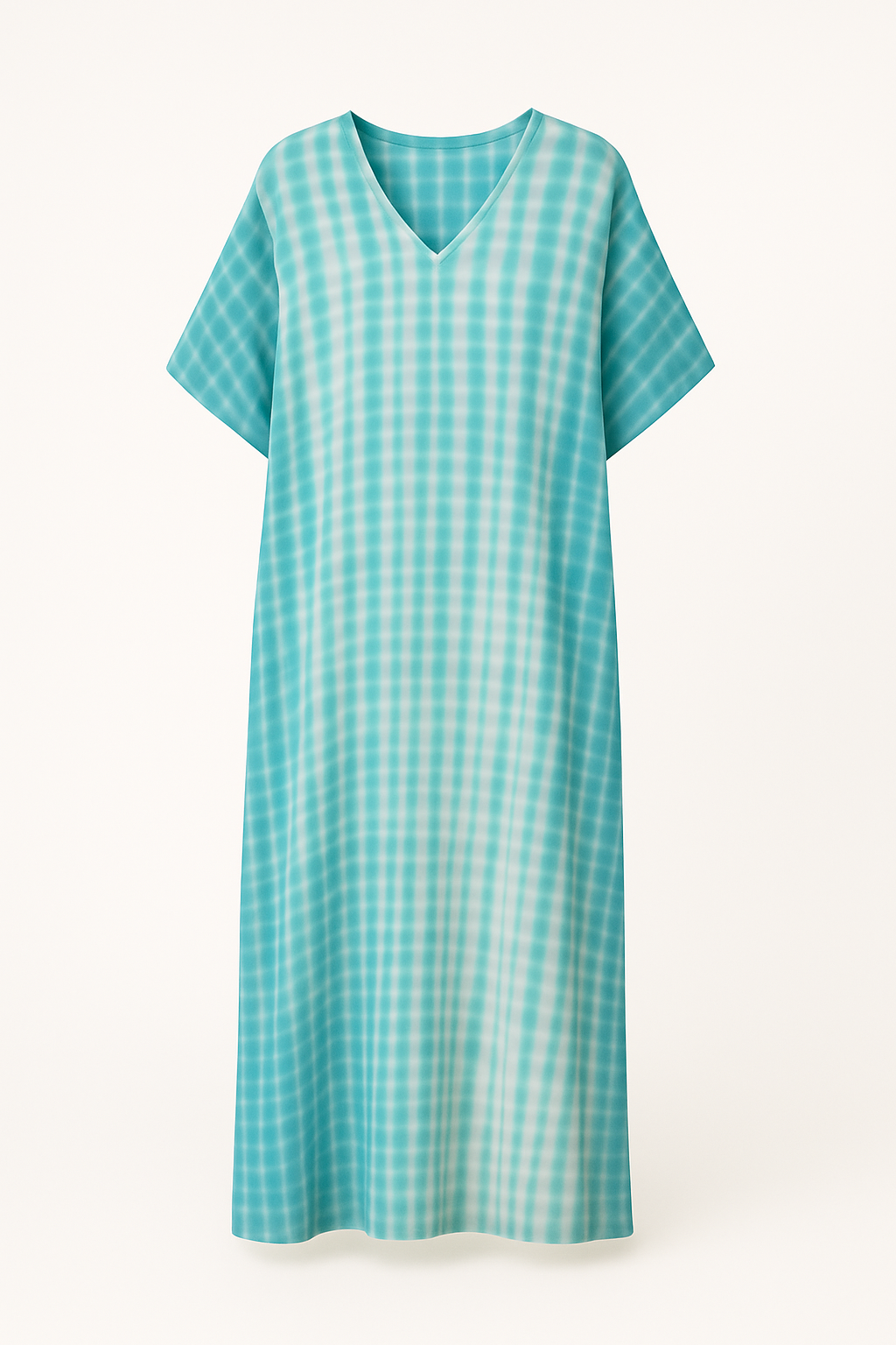 Turquoise Zomer Kaftan Jurk voor Dames – Elantra