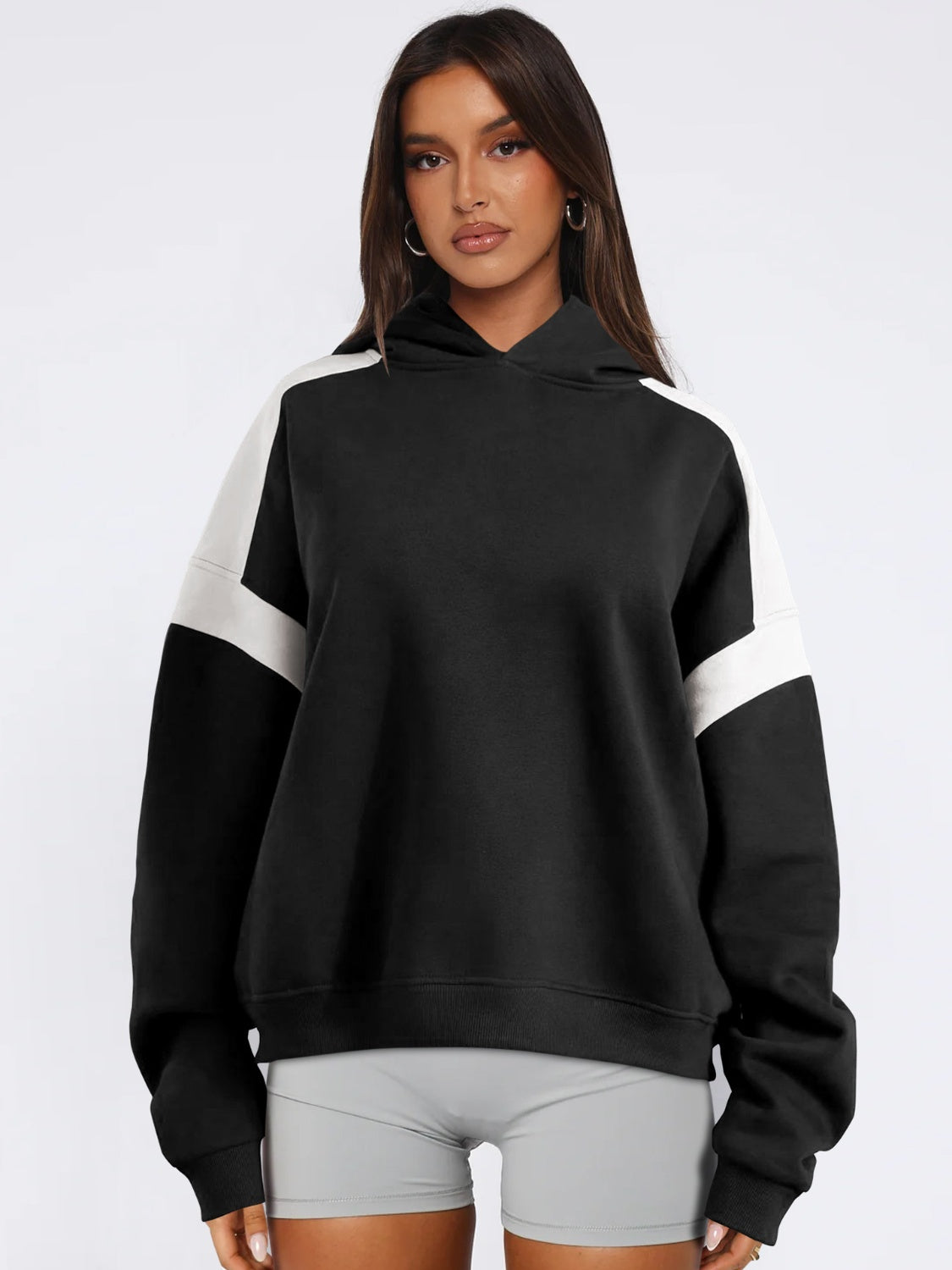Casual hoodie met zachte stof voor dagelijks comfort – Luna