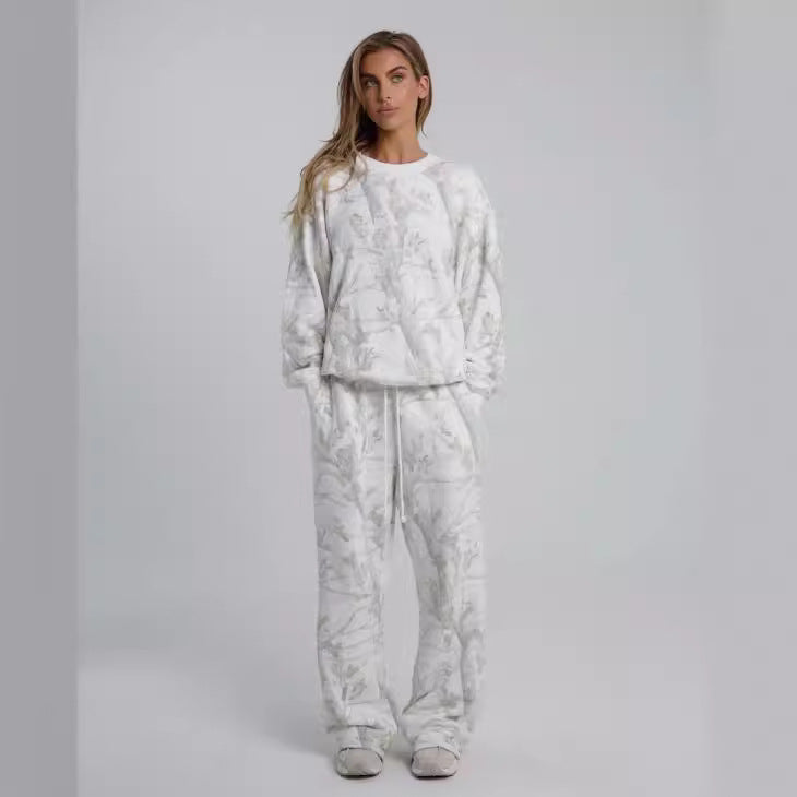 Stijlvolle Camouflage Hoodie Set Voor Vrouwen - Lisa
