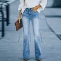 Uitlopende stretch denim jeans voor dames – Melanie