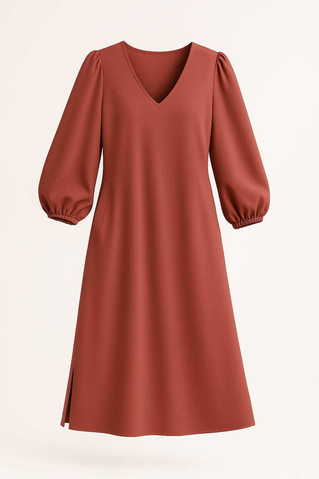 Boho bloemenjurk met wikkelsnit en luchtige pasvorm – Swanhilde