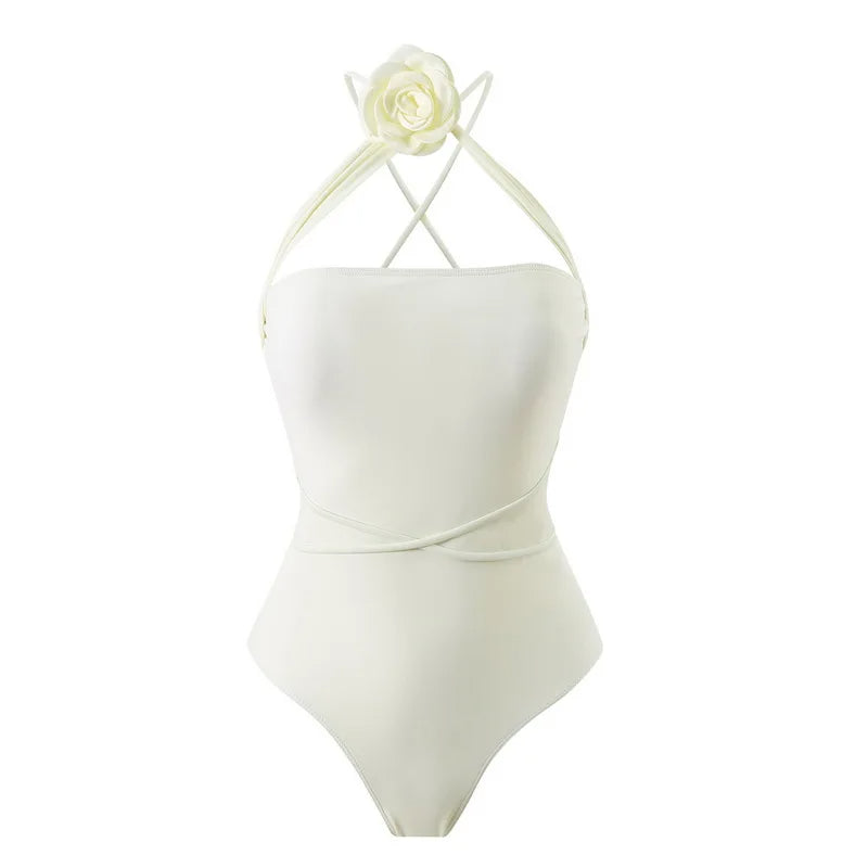 Monokini Halter Ceintuur Verstelbare Pasvorm – Aralina