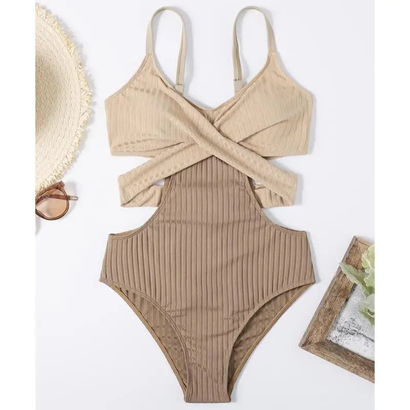 Boho Badpak Diepe Hals Open Rug Zomerstijl – Soleil