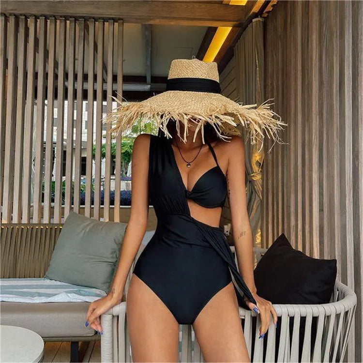 Corrigerend Badpak Ibiza Stijl V-Hals Design – Femke