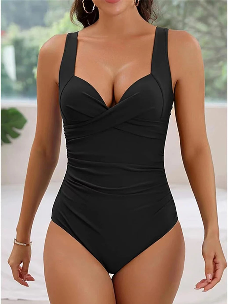 Corrigerend Badpak met Vintage Look en Shaping – Navarelle