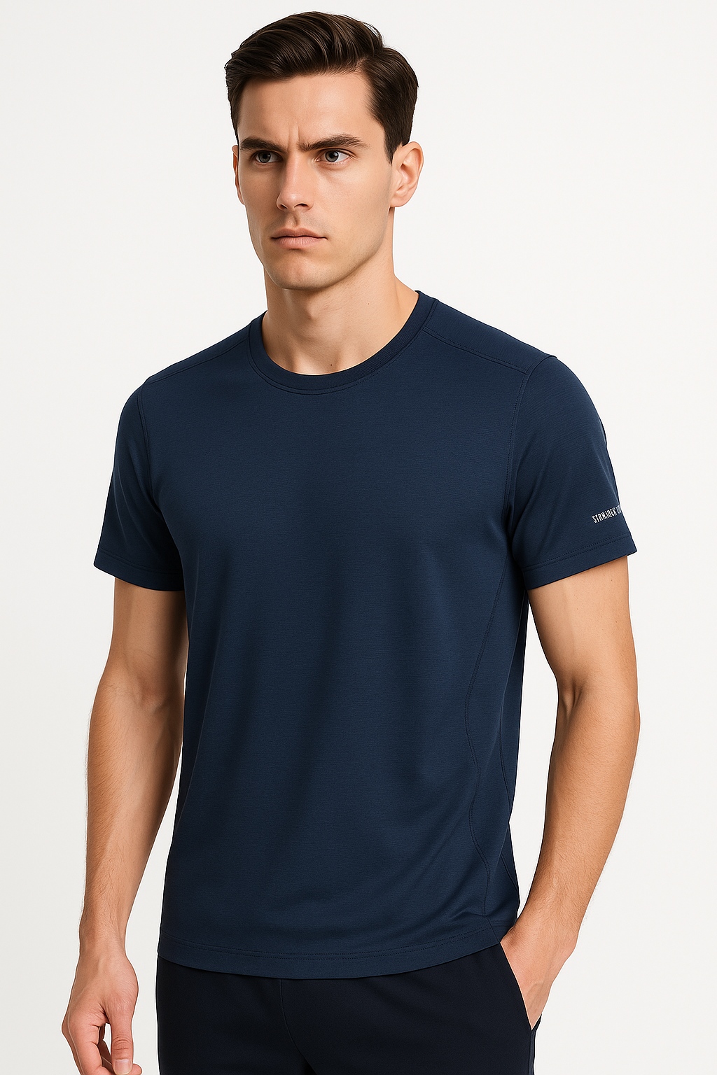 Comfortabel T-shirt voor heren, ademend, slim fit, zomer – Hendrik