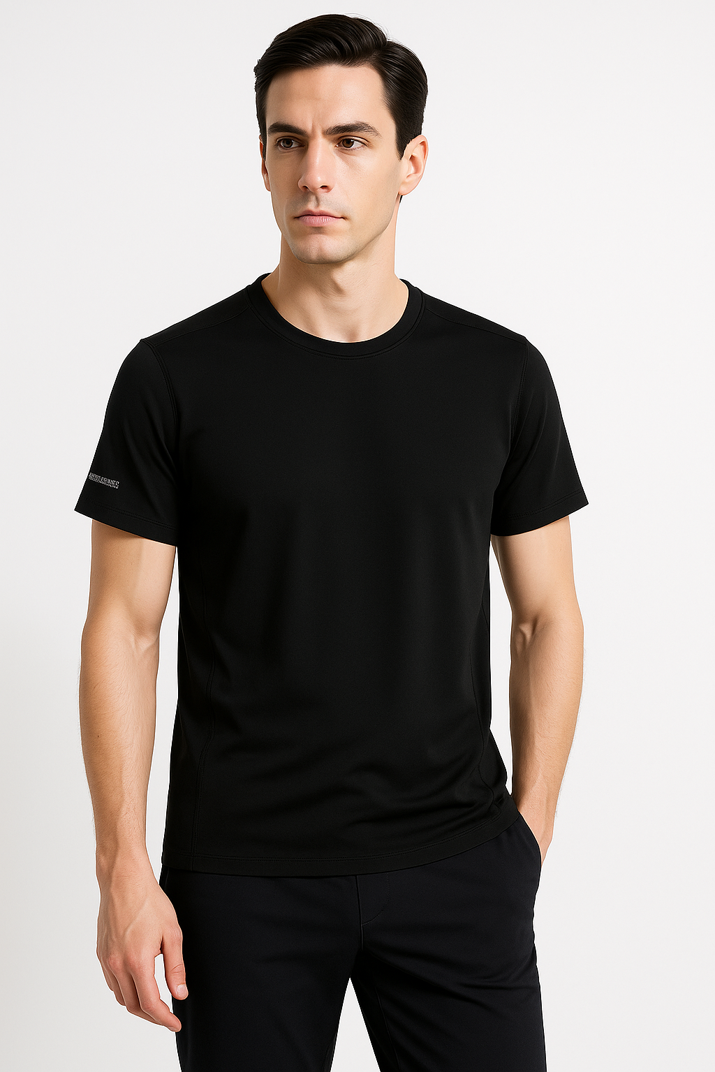 Comfortabel T-shirt voor heren, ademend, slim fit, zomer – Hendrik