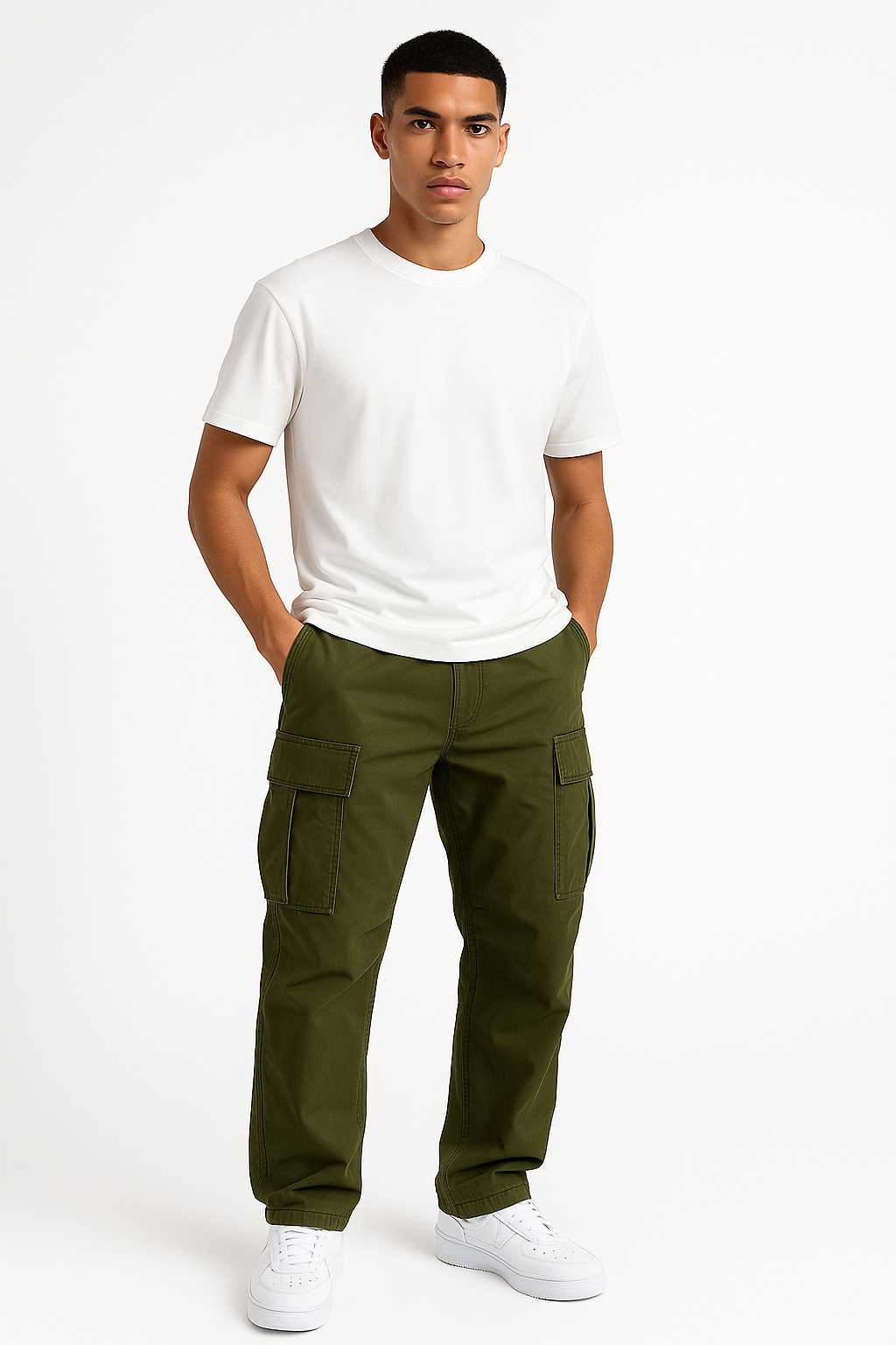 Oversized cargo broek heren comfortabel met zakken – Finn