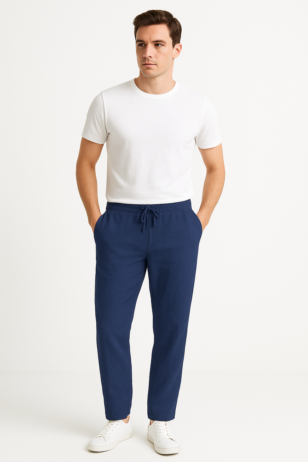 Casual herenbroek met zakken voor dagelijks comfort – Joas