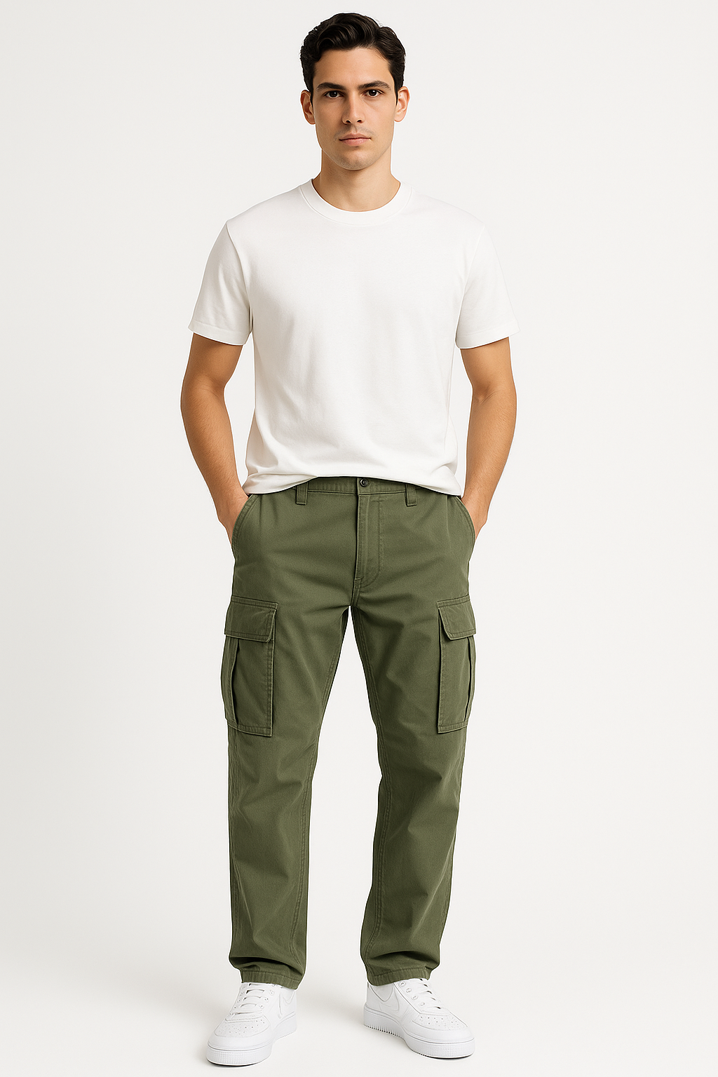 Heren cargo broek met zakken en comfortabele pasvorm – Levi