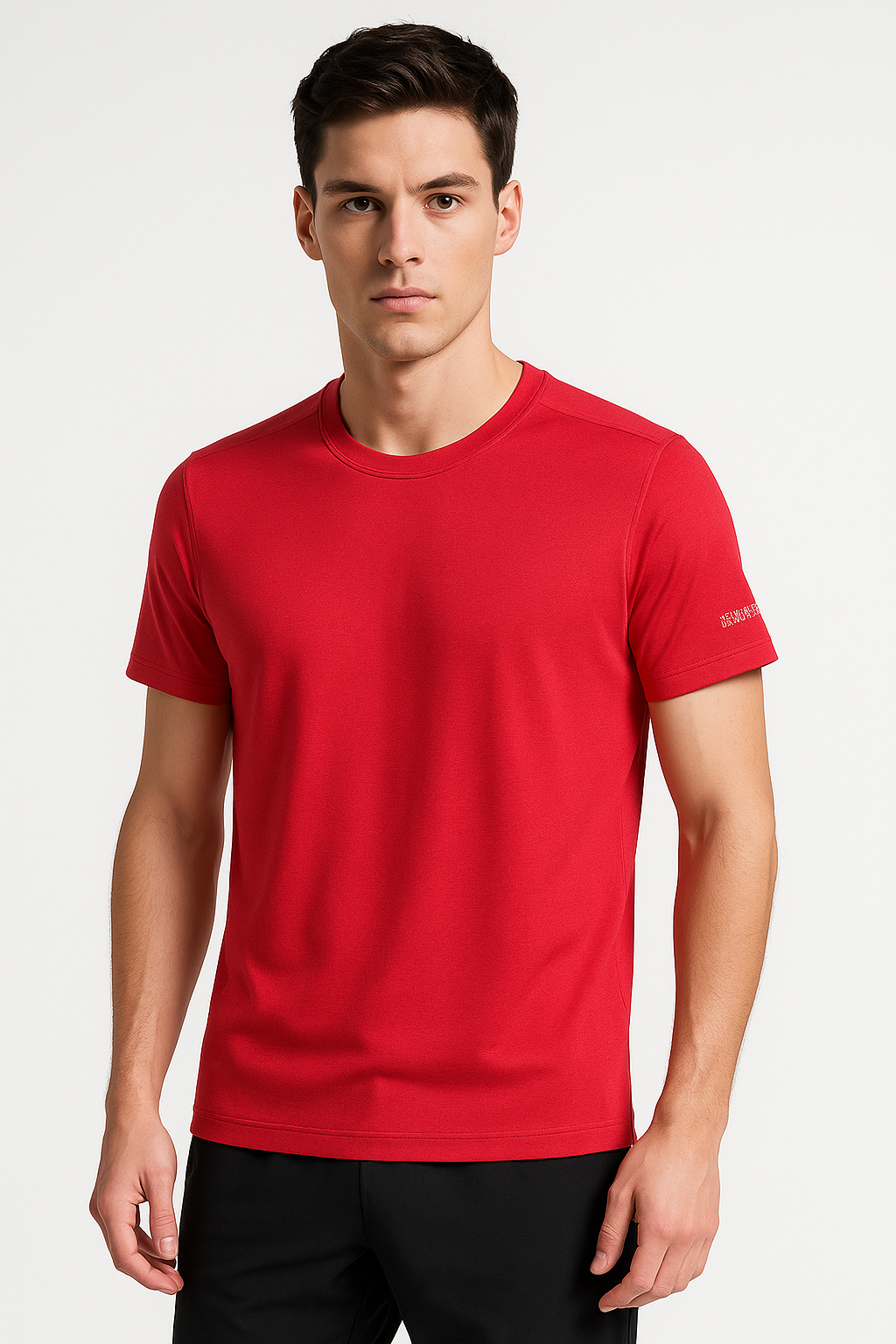 Comfortabel T-shirt voor heren, ademend, slim fit, zomer – Hendrik