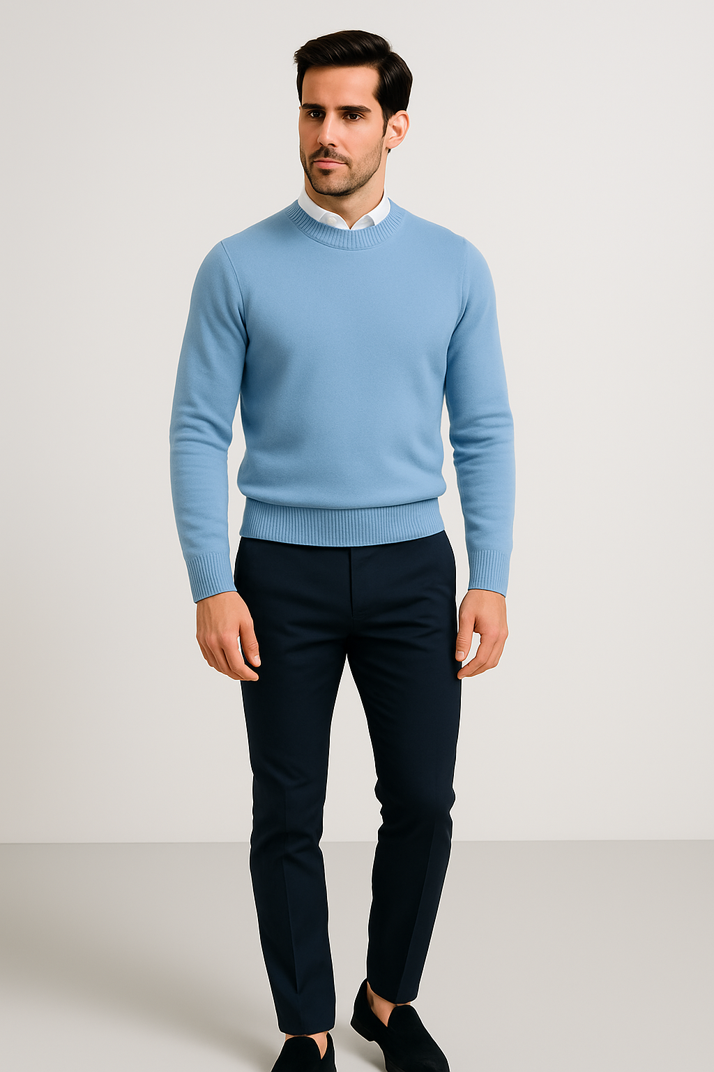 Kasjmier trui heren warm elegant wintermodel – Thomas