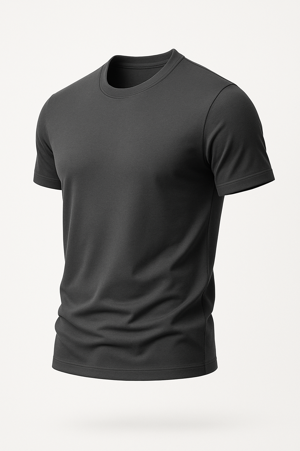 T-shirt heren katoen met geometrisch patroon – Bram