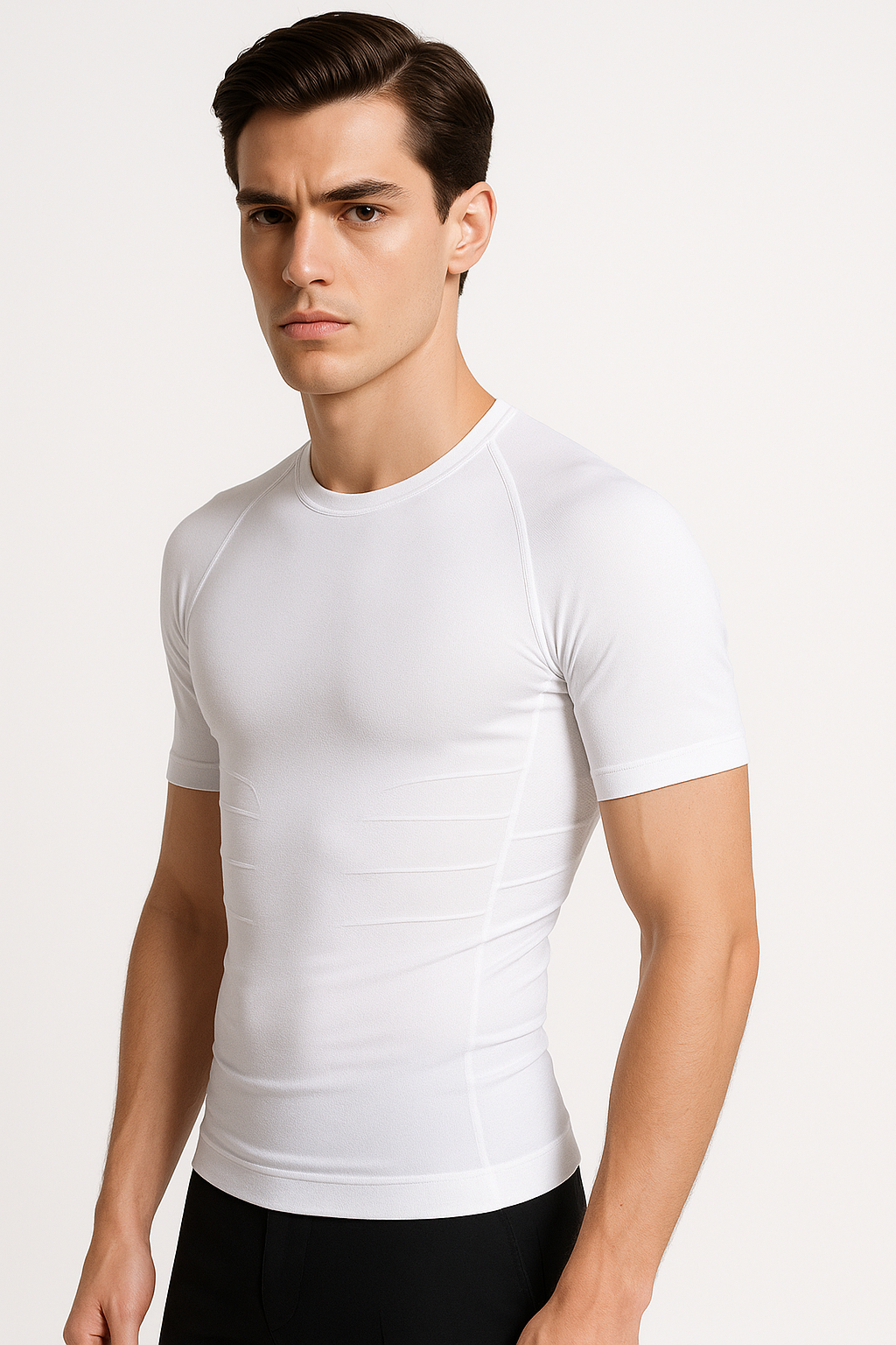 T-shirt heren slank fit ademend comfortabel – Eduart