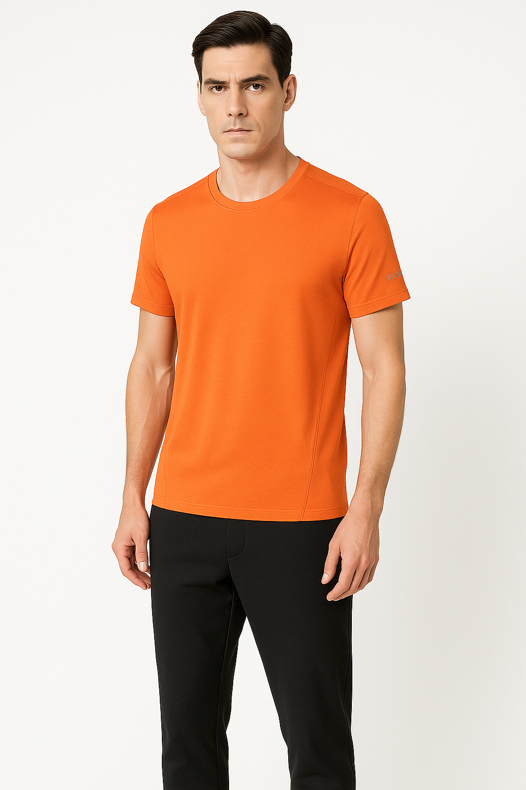 Comfortabel T-shirt voor heren, ademend, slim fit, zomer – Hendrik
