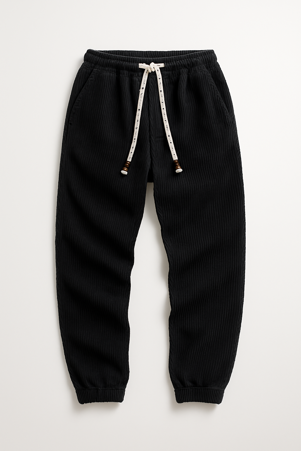 Corduroy joggingbroek heren met trekkoord en stijl – Victor