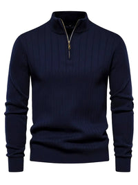 Heren Sweater met Halve Rits – Thomas