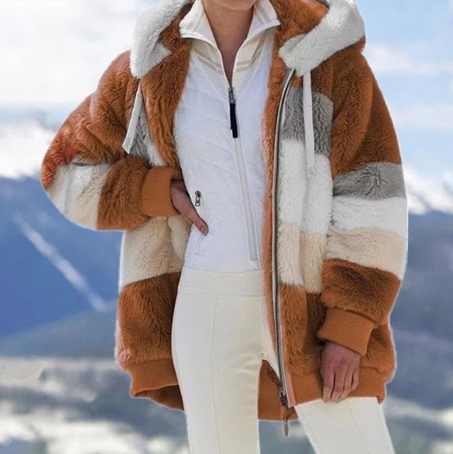 Warme oversized winterjas voor dames – Fleur