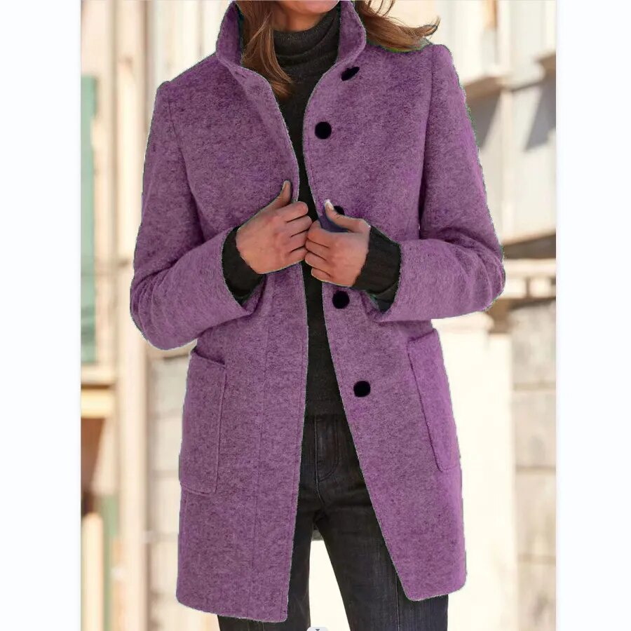 Elegante winterjas voor dames met luxe uitstraling – Sophie