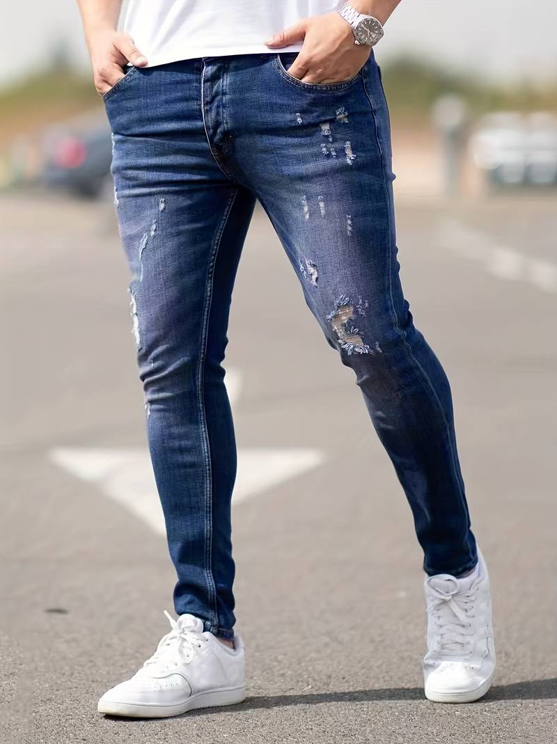 Slim Fit Jeans Heren – Stijlvolle en Comfortabele Look – Theo
