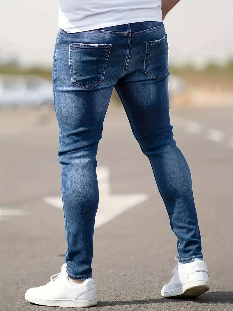 Slim Fit Jeans Heren – Stijlvolle en Comfortabele Look – Theo