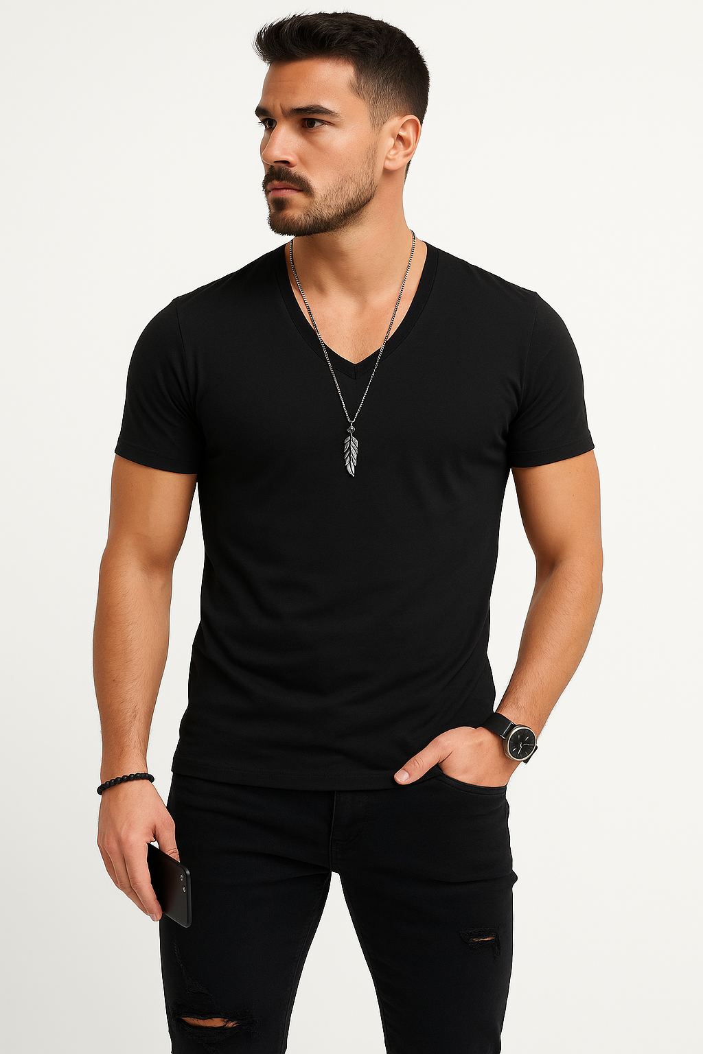 Zomer-T-shirt voor heren, ademend, sneldrogend en comfortabel – Aldert