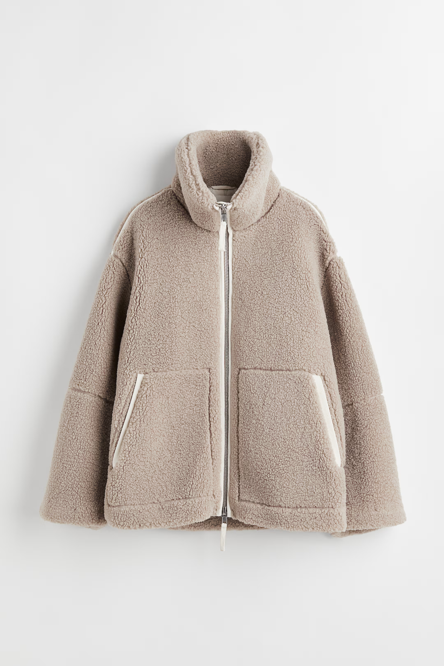 Alpaca Fleece Jas voor Dames met Rechte Pasvorm – Elinna