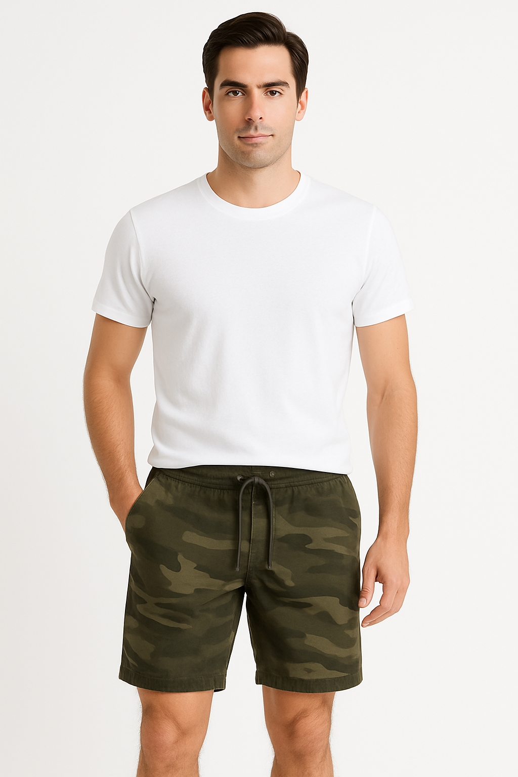 Militaire Heren Shorts – Camouflage Outdoor Comfort – Travaro