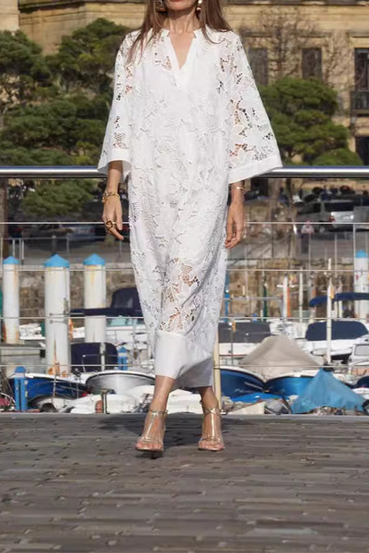 Dames Kanten Jurk Elegant Comfort Zomerstijl – Amélie