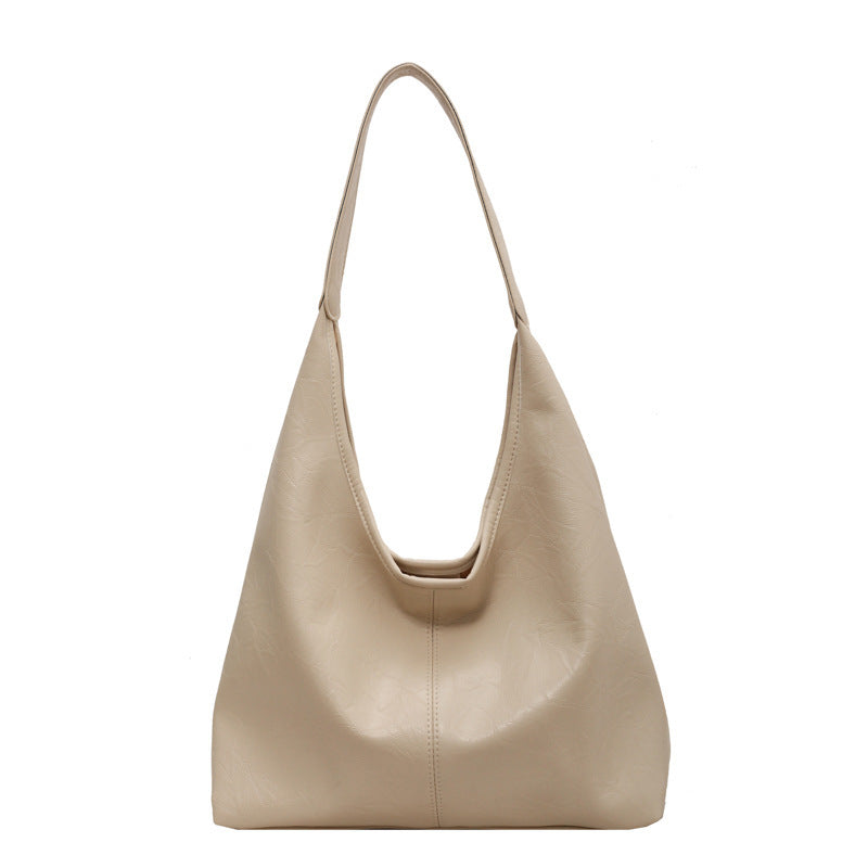 Vegan leren schoudertas met clutch – Meravi