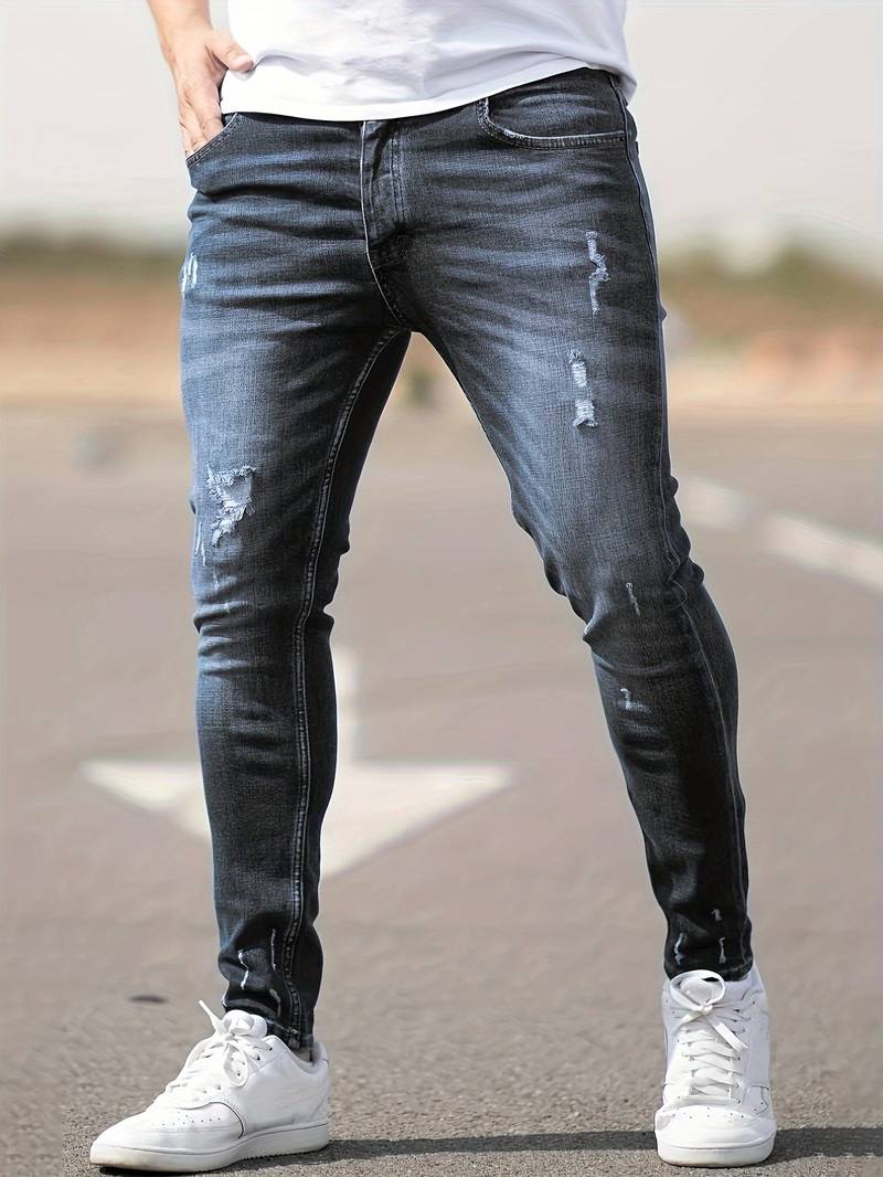 Slim Fit Jeans Heren – Stijlvolle en Comfortabele Look – Theo