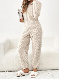 Warme fleece jumpsuit voor ultiem comfort – Sophie