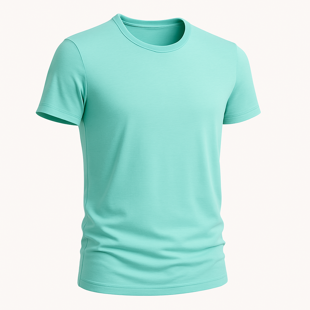 Klassiek heren-T-shirt van katoen met perfecte pasvorm – Noven