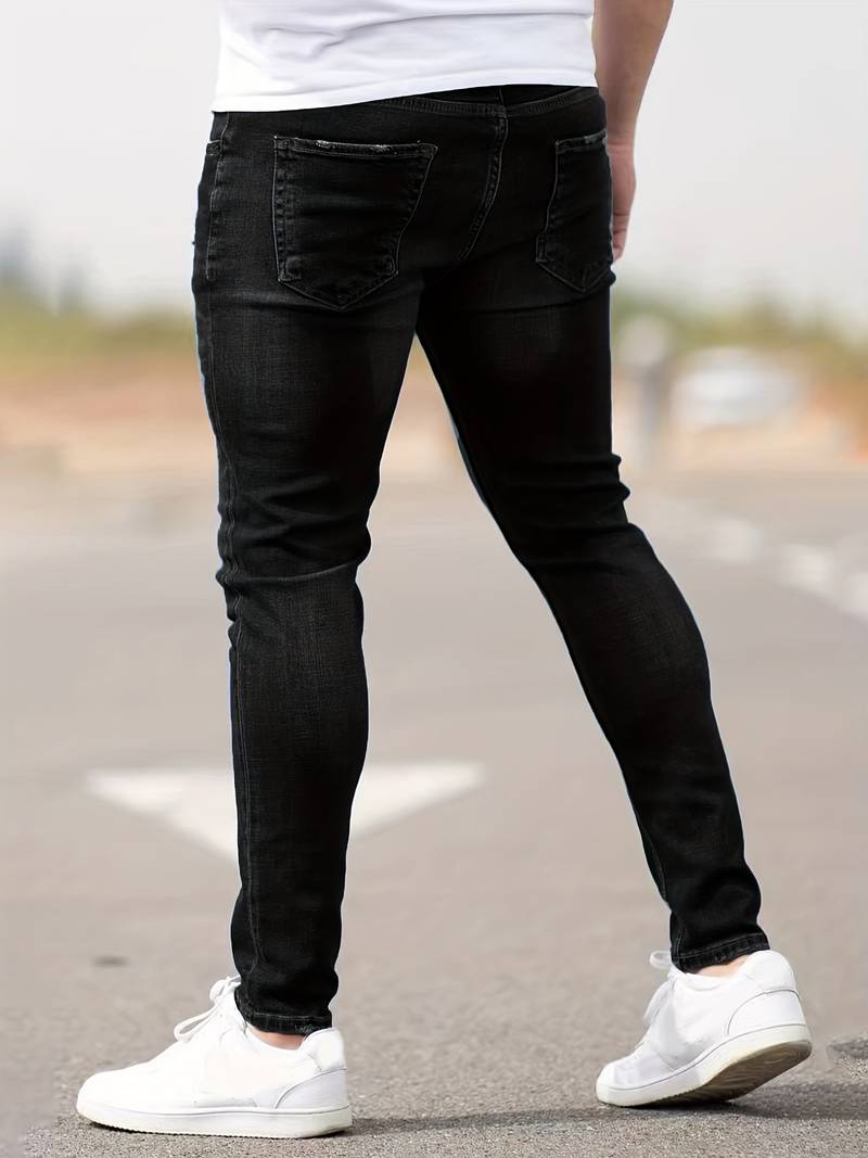 Slim Fit Jeans Heren – Stijlvolle en Comfortabele Look – Theo