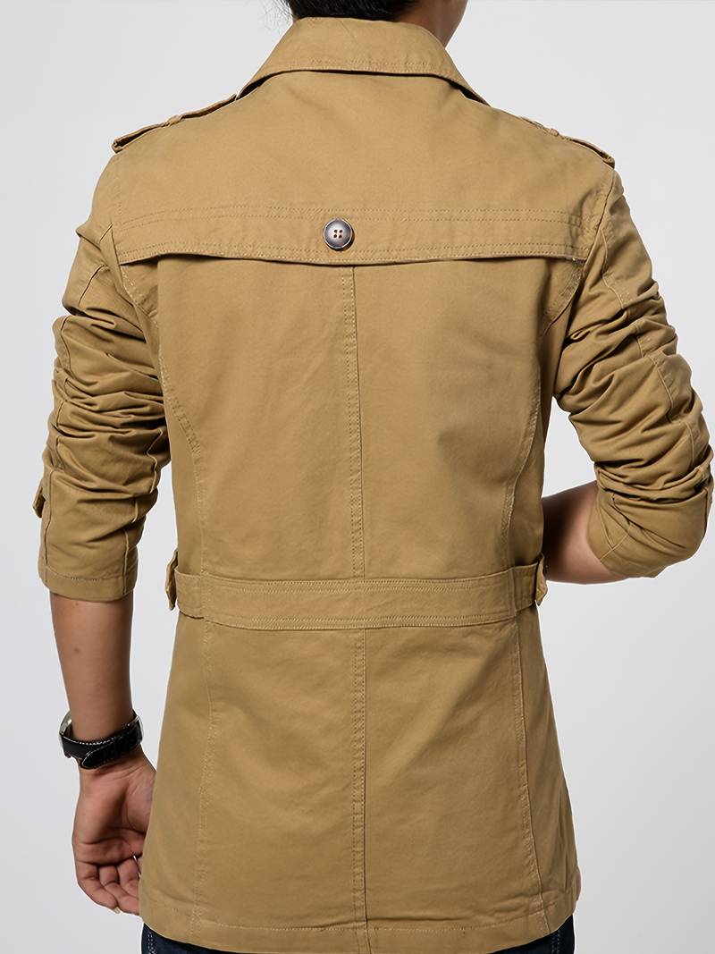 Klassieke heren trenchcoat met moderne twist – Richard