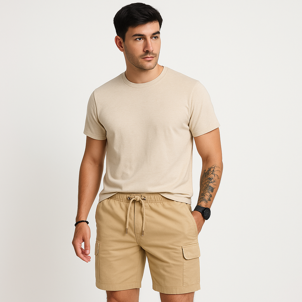 Heren Cargo Shorts Comfortabel en Praktisch voor de Zomer – Milan
