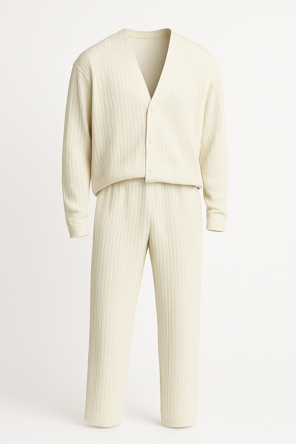 Zwarte dames loungewear set met wijde broek – Daniel