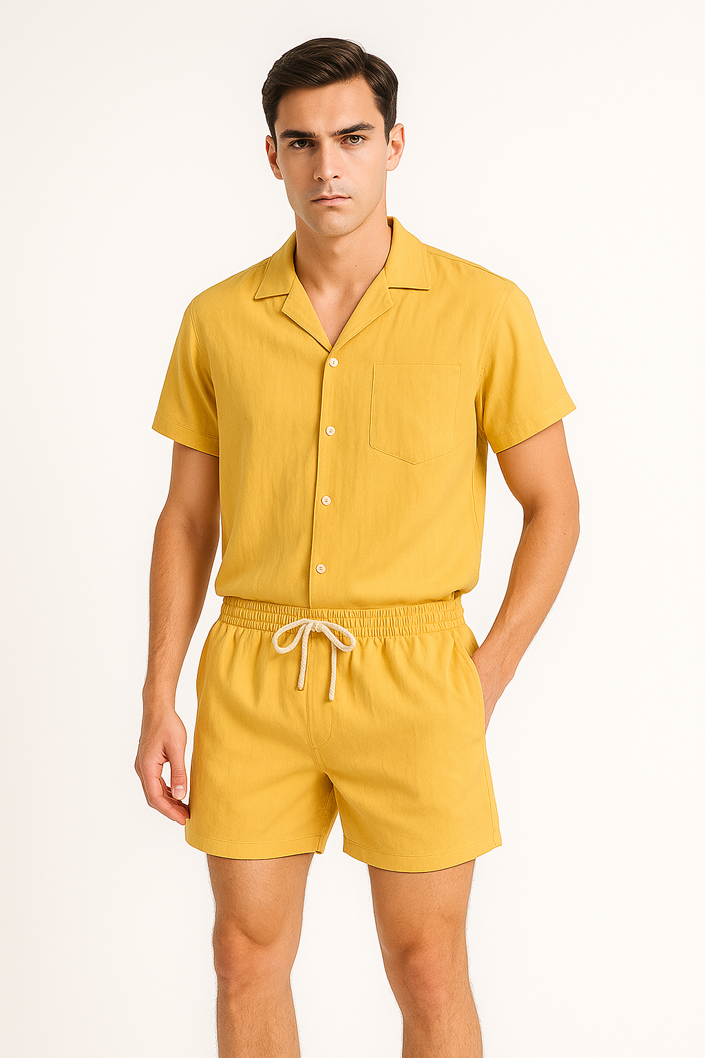 Tweedelige zomerset voor heren met relaxte pasvorm – Nick
