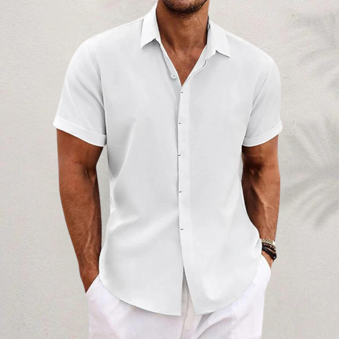 Lente zomer herenoverhemd ademend comfortabel stijl – Renovar