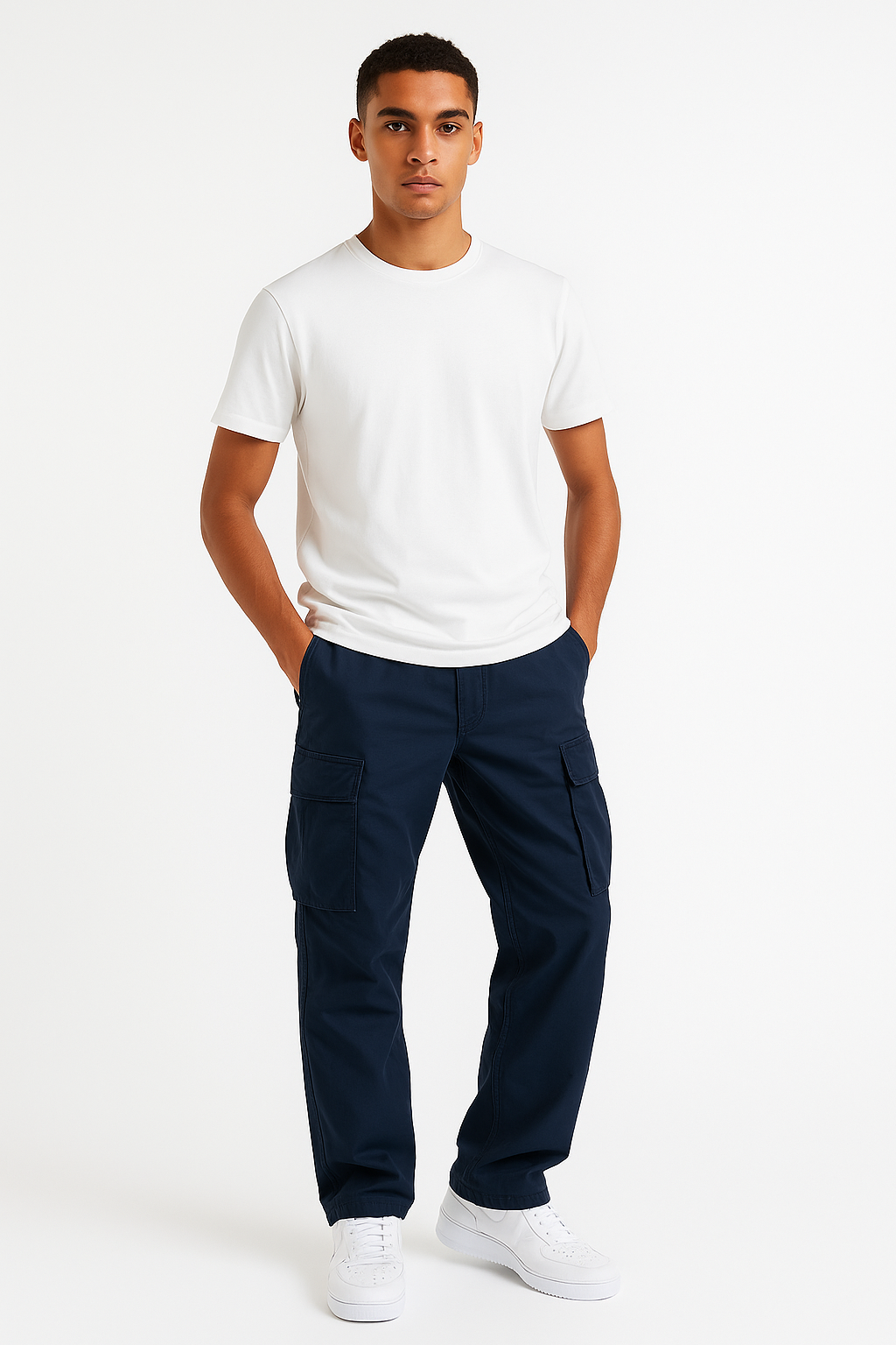 Oversized cargo broek heren comfortabel met zakken – Finn