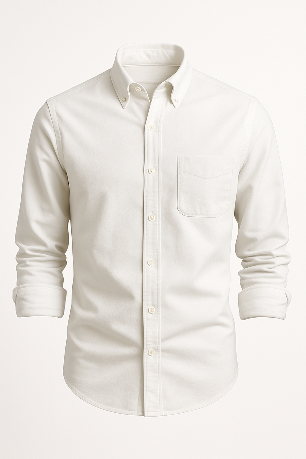 Casual herenoverhemd ademend katoen regular fit – Daan