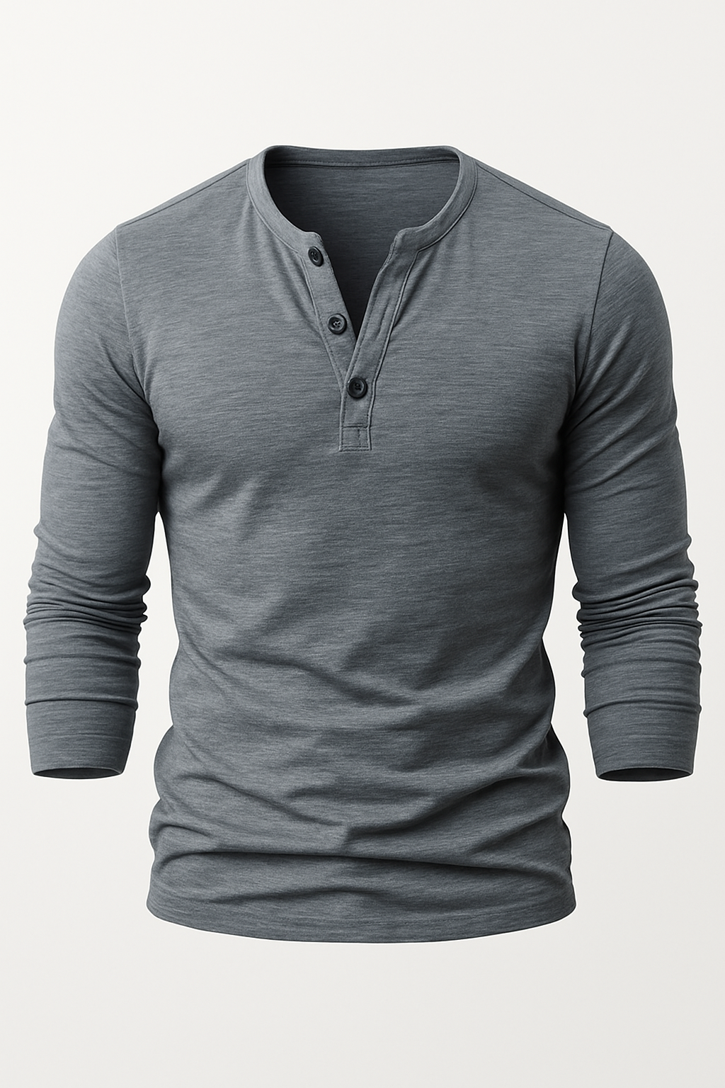 Lange mouwen Henley T-shirt voor heren kopen – Kian