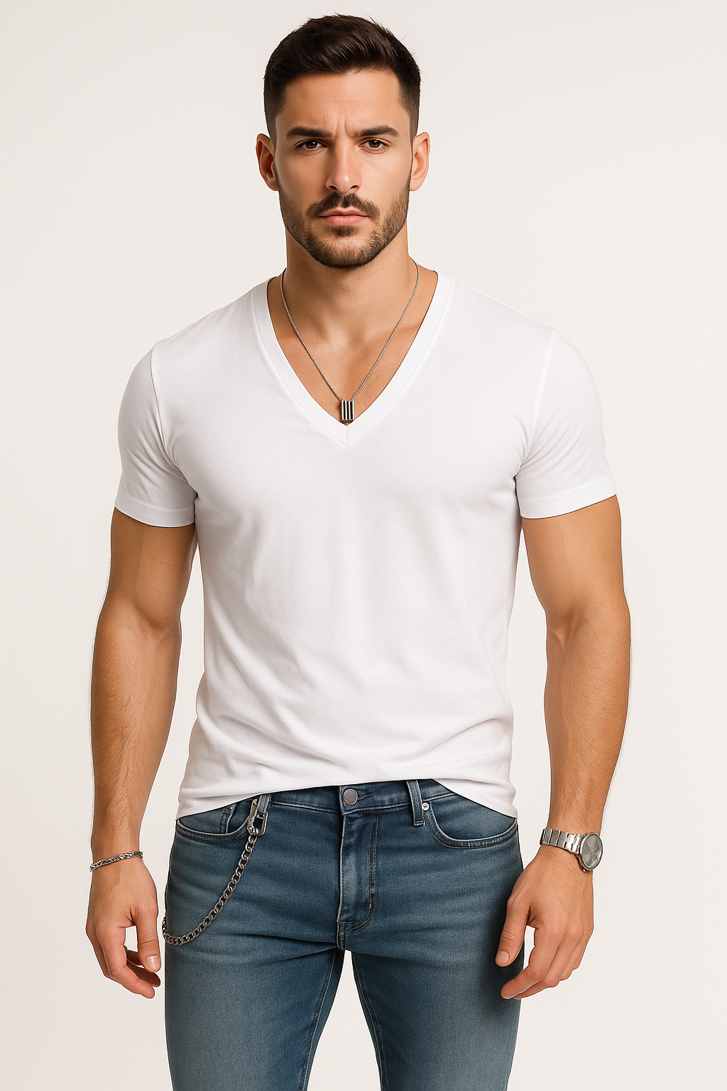 Zomer-T-shirt voor heren, ademend, sneldrogend en comfortabel – Aldert