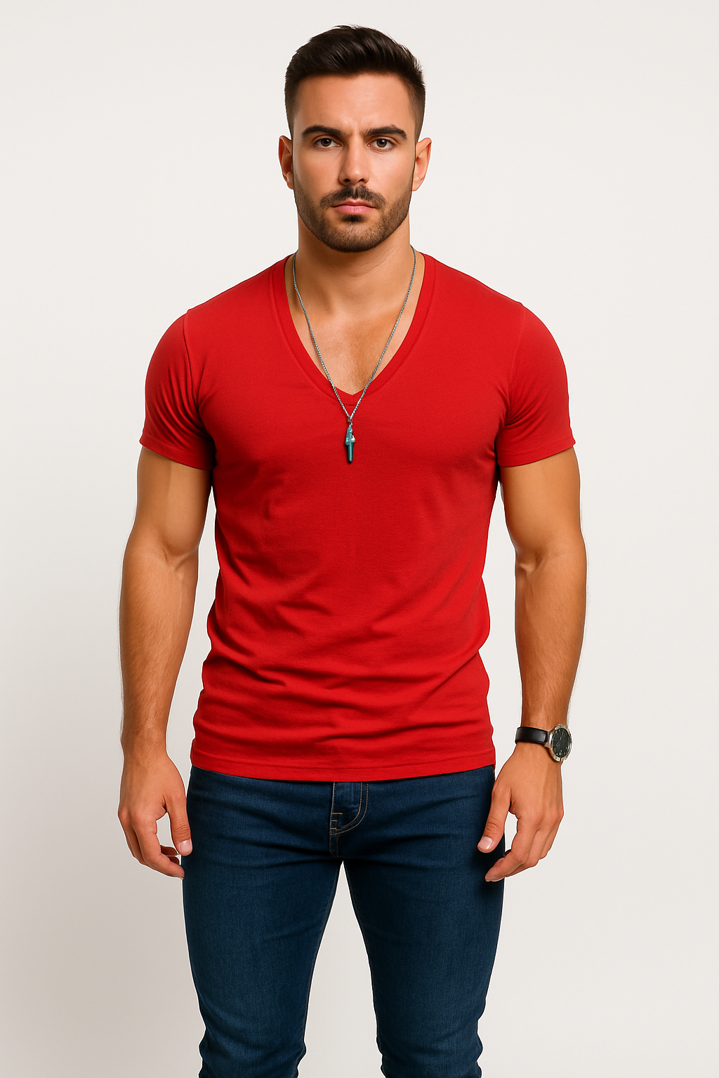 Zomer-T-shirt voor heren, ademend, sneldrogend en comfortabel – Aldert